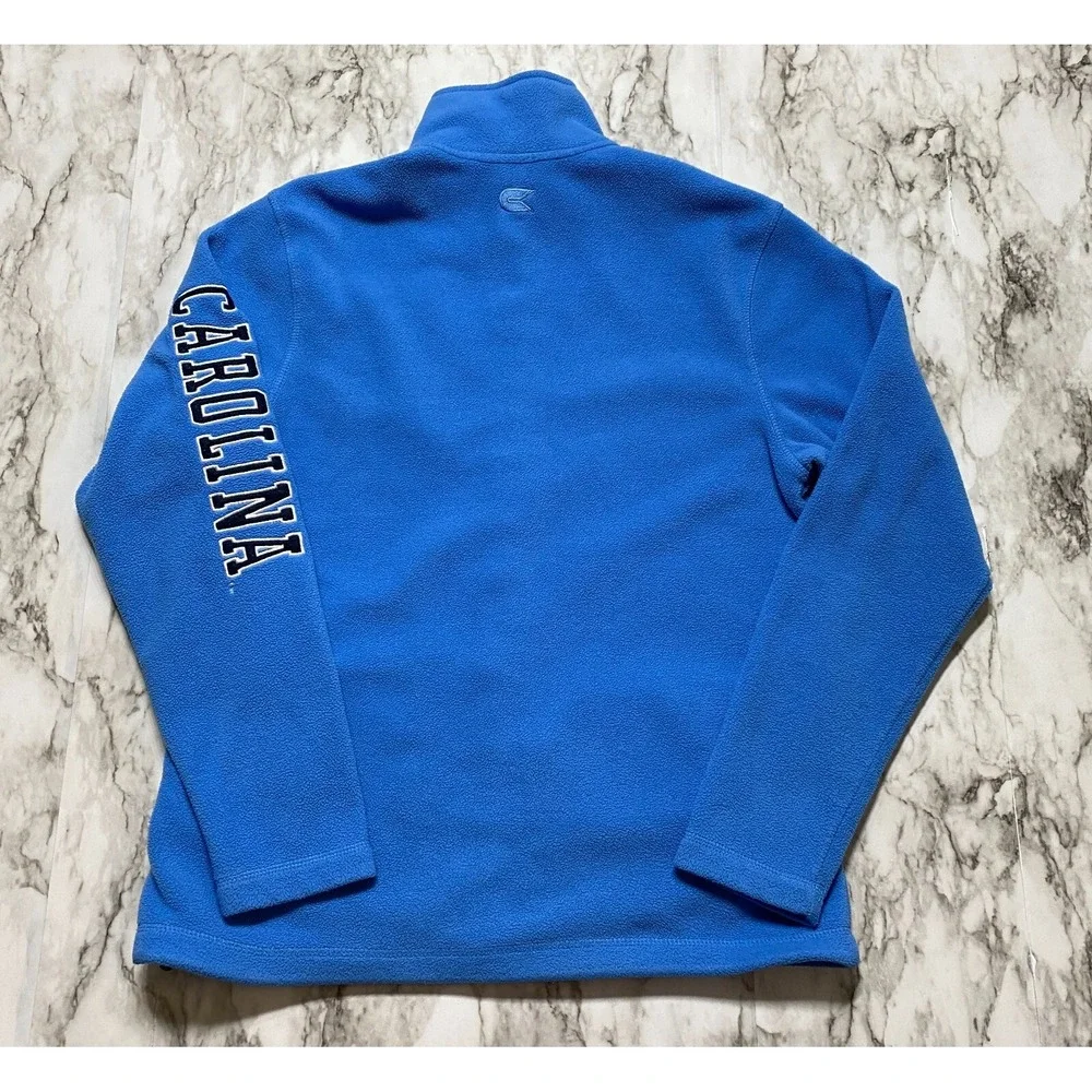 Colosseum Athletics NC University YOUTH Sweater Sz L 16-18 Blue Full Zip‎ Fleece